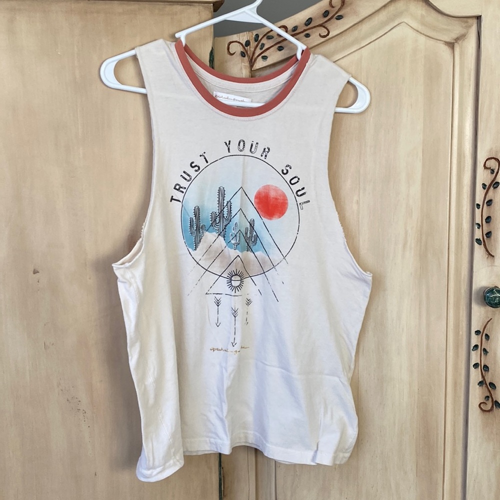 Spiritual Gangster Yoga cut off tee